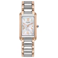 Citizen Ladies' Two-Tone Pink Mother of Pearl Bianca Watch