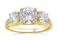Above Love Lab Grown 3.15CTW Diamond Bridal Ring in 18K Yellow Gold