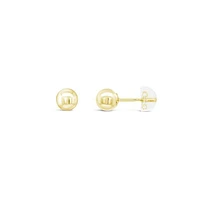 10K Yellow Gold 5mm Ball Earrings