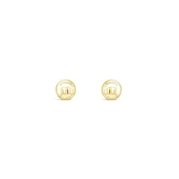 10K Yellow Gold 5mm Ball Earrings