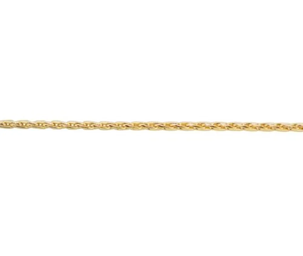 10K Yellow Gold 20" 1.3mm Parisian Wheat Chain