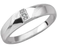 10K White Gold "Matrimony" Diamond Set Band