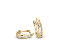 Infinity Yellow Gold 0.75CTW Diamond Earrings