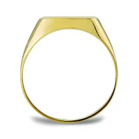 10K Yellow Gold Signet Ring