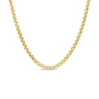 10K Yellow Gold 20" 2.3mm Round Box Chain