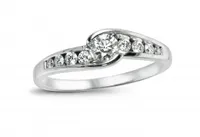 Glacier Fire Canadian Diamond 0.40CTW Bridal Ring