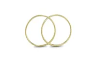 10K Yellow Gold 15mm Sleepers