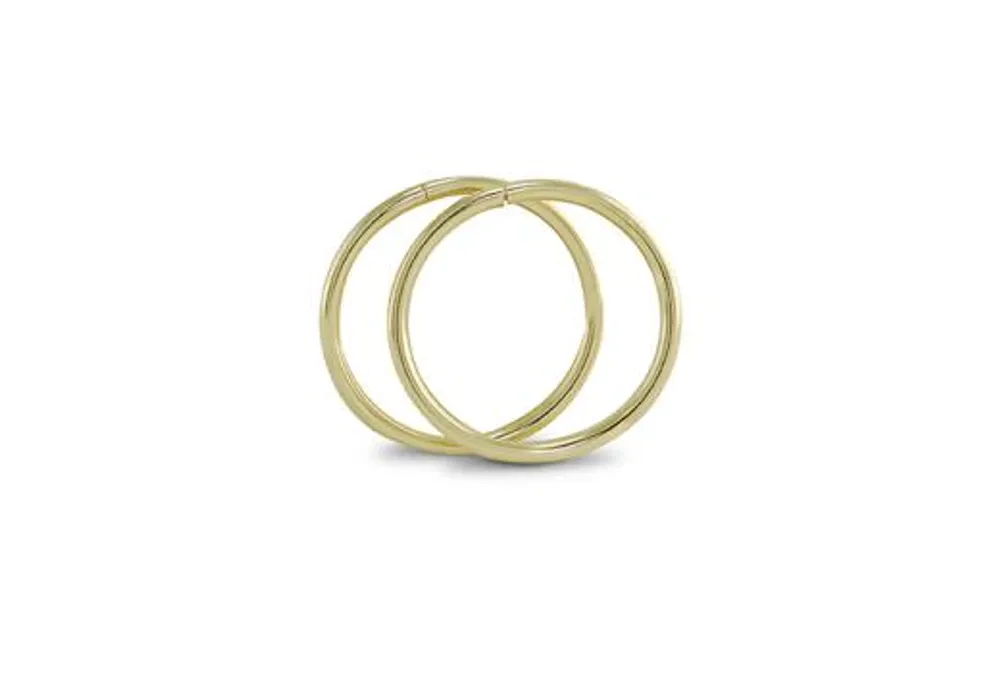 10K Yellow Gold 14mm Sleepers