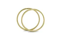 10K Yellow Gold 18mm Sleepers