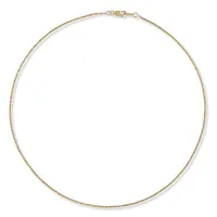 10K Yellow Gold 18" 1.4mm Sparkle Chain