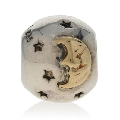 Chamilia Sterling Silver Star & Moon Bead