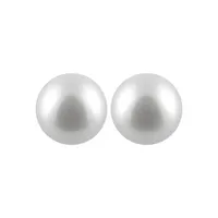 Freshwater 6-6.5mm White Pearl Studs