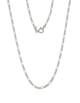 Sterling Silver 20" 1.7mm Figaro Chain