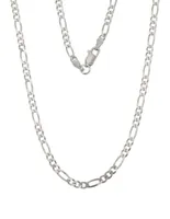 Sterling Silver 20" 2.8mm Figaro Link Chain