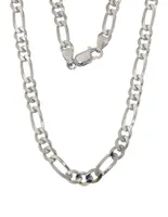 Sterling Silver 20" 5.6mm Figaro Chain