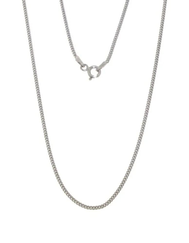 Sterling Silver 16" 1.5mm Curb Chain