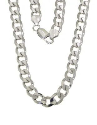 Sterling Silver 20" 8mm Curb Chain