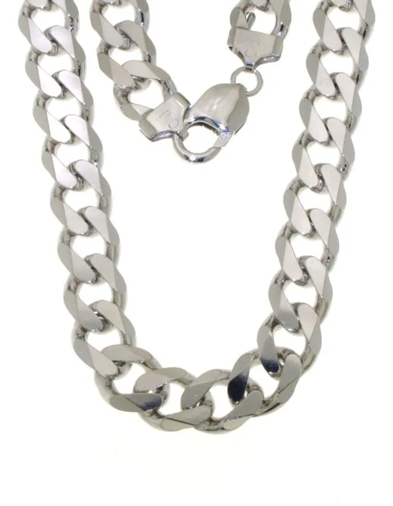 Sterling Silver 20" 10.7mm Curb Chain