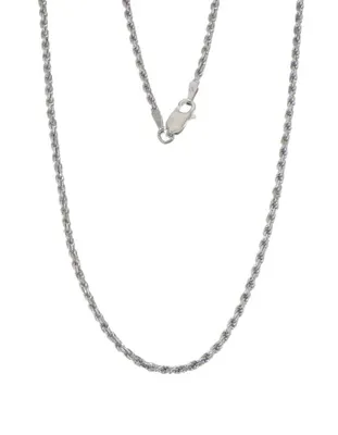 Sterling Silver 20" 1.8mm Rope Chain