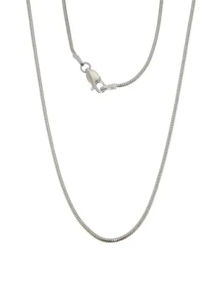 Sterling Silver 16" 1.4mm Round Magic Snake Chain