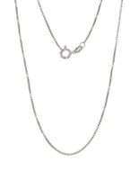 Sterling Silver 16" 1.1mm Box Chain