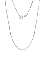 Sterling Silver 18" 1.1mm Box Chain