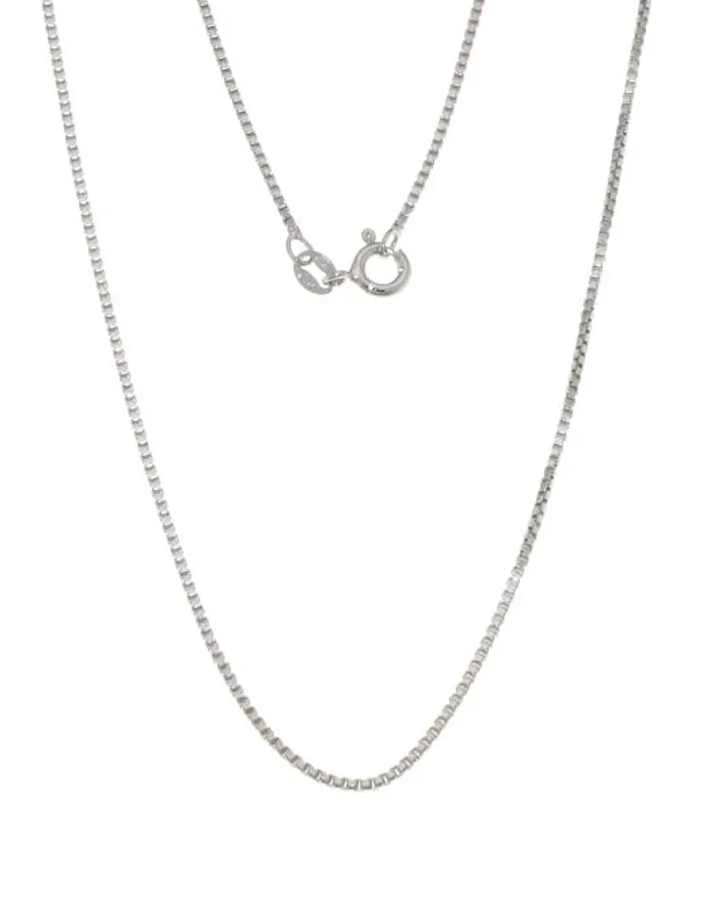 Sterling Silver 20" 1.6mm Box Chain