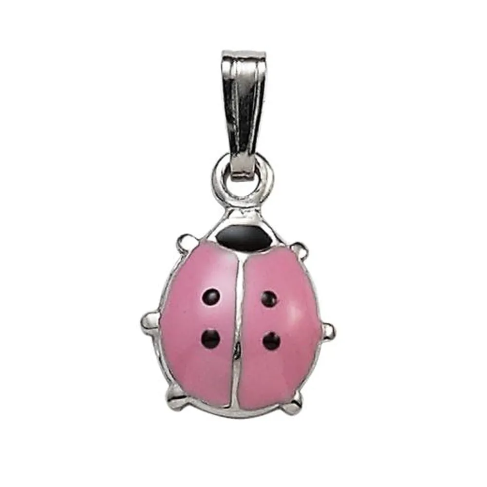 Children's Sterling Silver 15" Ladybug