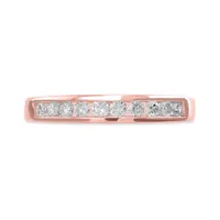 14K Rose Gold 0.25CTW Diamond Infinity Band