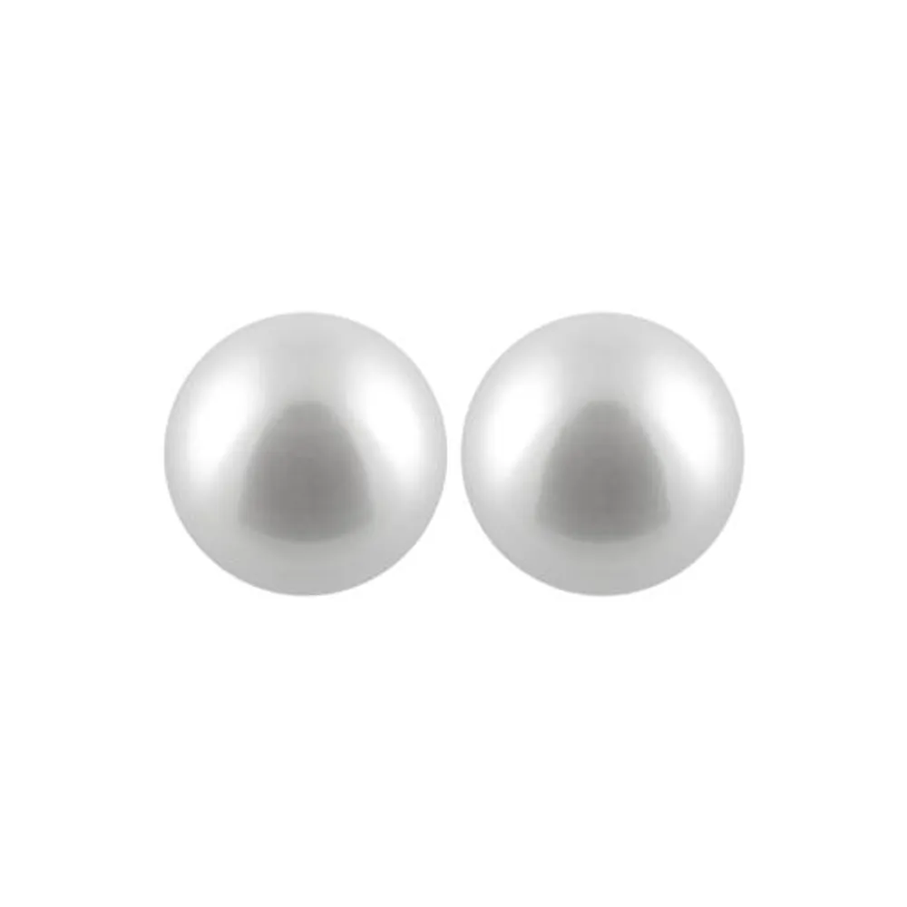 Freshwater 5-5.5mm White Pearl Studs