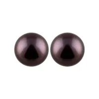 Freshwater 7-7.5mm Peacock Pearl Studs