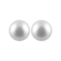 Freshwater 7-7.5mm White Pearl Studs