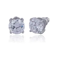 Elle Cubic Zirconia 8mm Post Earrings