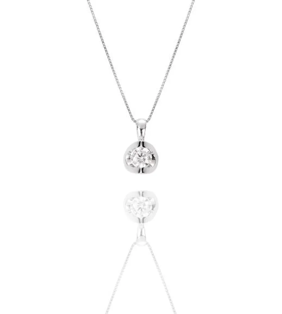 Glacier Fire Canadian Diamond 0.20CT Pendant