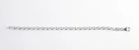 Dreamlink Sterling Silver 0.06CTW Diamond Bracelet