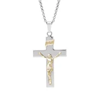 Sterling Silver 24" Crucifix