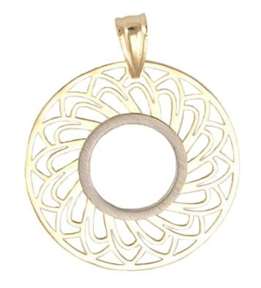 Gold Circle Pendant
