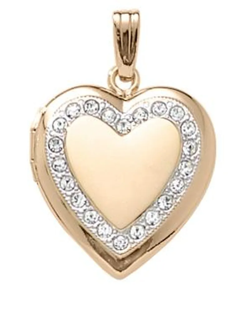 14K Yellow Gold Filled 18" Heart Locket