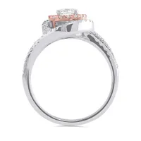 14K White & Rose Gold 1.00CTW Bridal Set