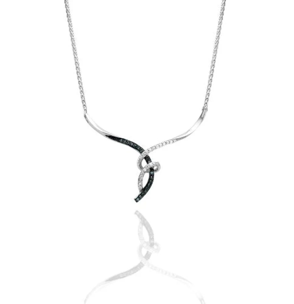 Midnight Diamond 0.27CTW Necklace