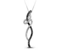 Midnight Diamond 0.34CTW Pendant