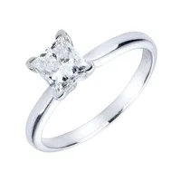 Melody Princess Cut 0.70CT Diamond Ring