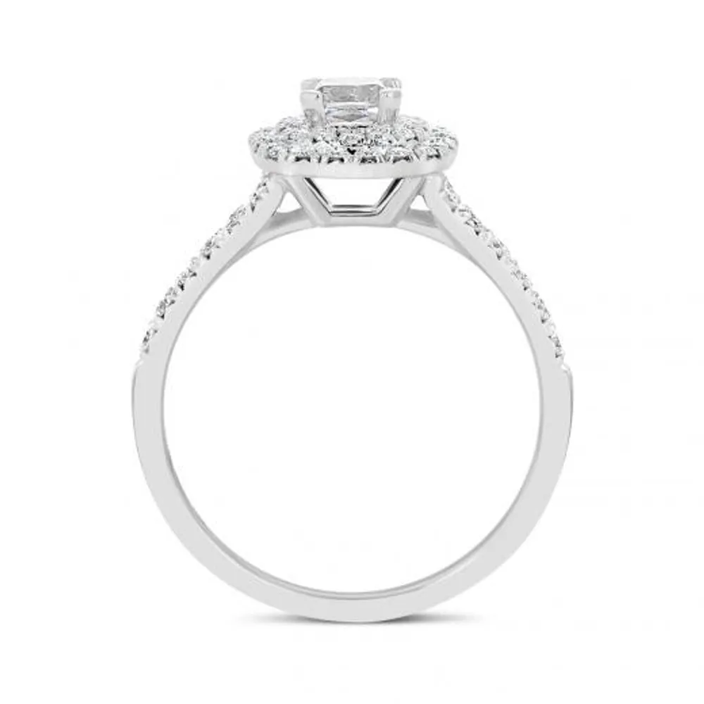 Glacier Fire Canadian Diamond 0.80CTW White Gold Bridal Ring