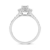 Glacier Fire Canadian Diamond 0.80CTW White Gold Bridal Ring