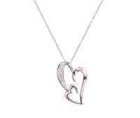 Rose Gold Diamond Heart Pendant