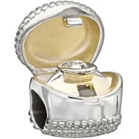 Chamilia Sterling Silver "I Do" Ring Box Crystal Swarovski