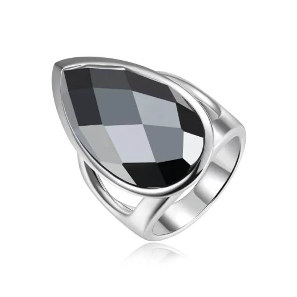 Elle Genuine Hematite Ring