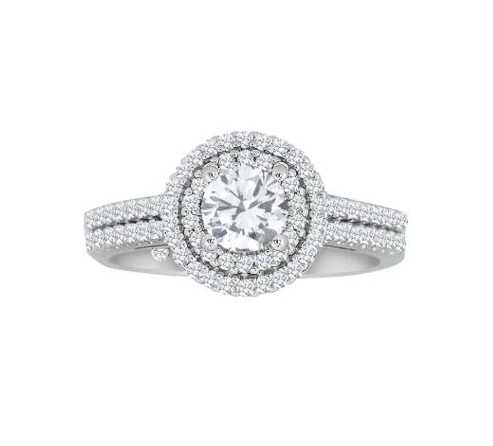 Charmed By Richard Calder 1.02CTW Diamond Engagement Ring