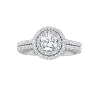 Charmed By Richard Calder 1.02CTW Diamond Engagement Ring