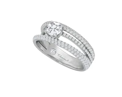 Charmed By Richard Calder 1.52CTW Diamond Engagement Ring